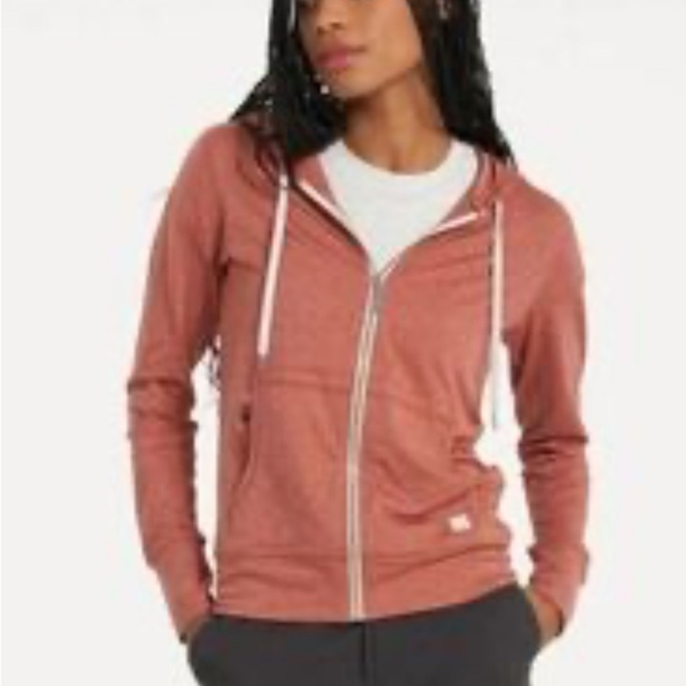 Vuori Women's Rust Zip-Up Hoodie